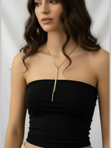 Single thread necklace