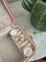 Light Gold and White Hoops