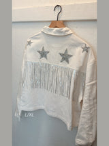 Beautiful Nights Fringe Jacket