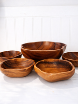 Aurora Hand Wooden Bowl Set