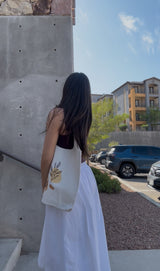 Elle Brown Angled Top