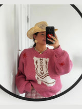 Izzy CowGirl Sweater - She Styles ~Your Image~