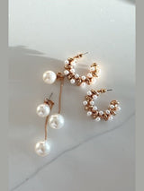 Penny pearl hoops - She Styles ~Your Image~Earrings