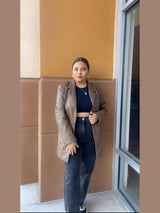 Anne H Borrowed Brown Blazer - She Styles ~Your Image~