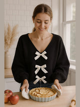 Kennedy Bow Cardigan Sweater
