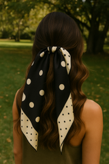 Gianna Polka Dot Hair Scarf