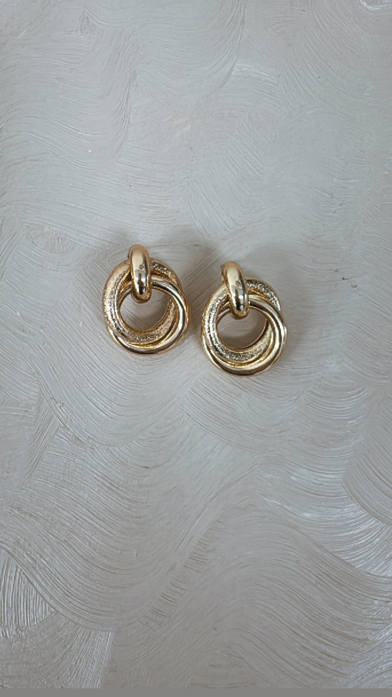Jacqueline Big Knot Earrings