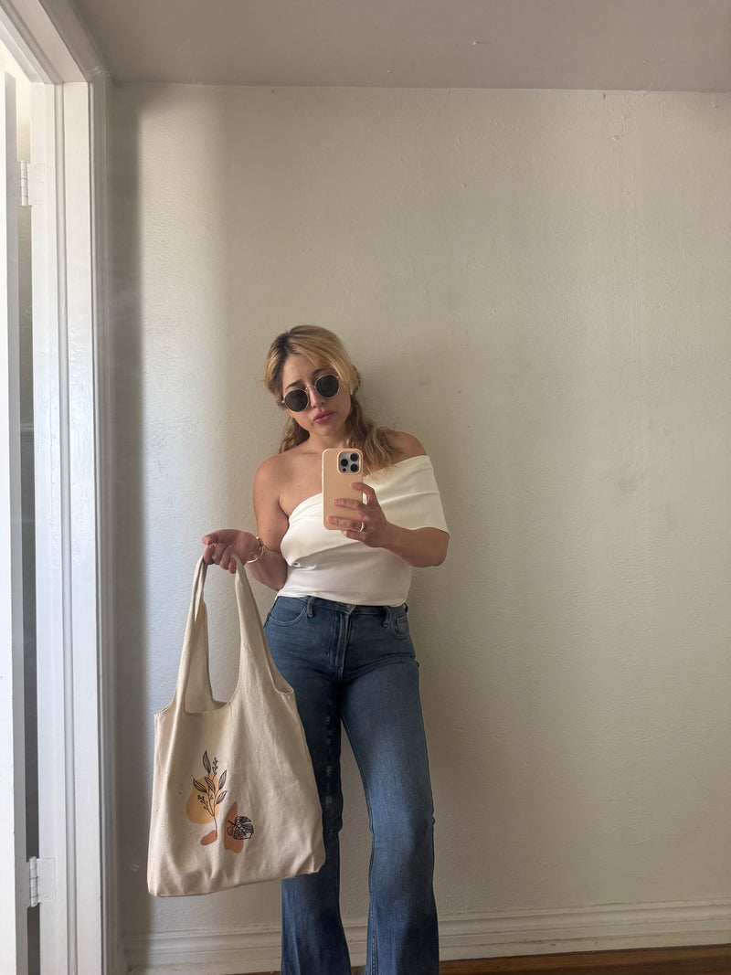 Darla one shoulder top