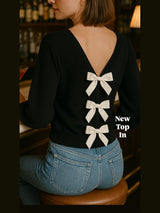 Kennedy Bow Cardigan Sweater