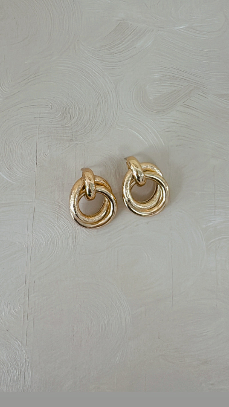 Jacqueline Big Knot Earrings