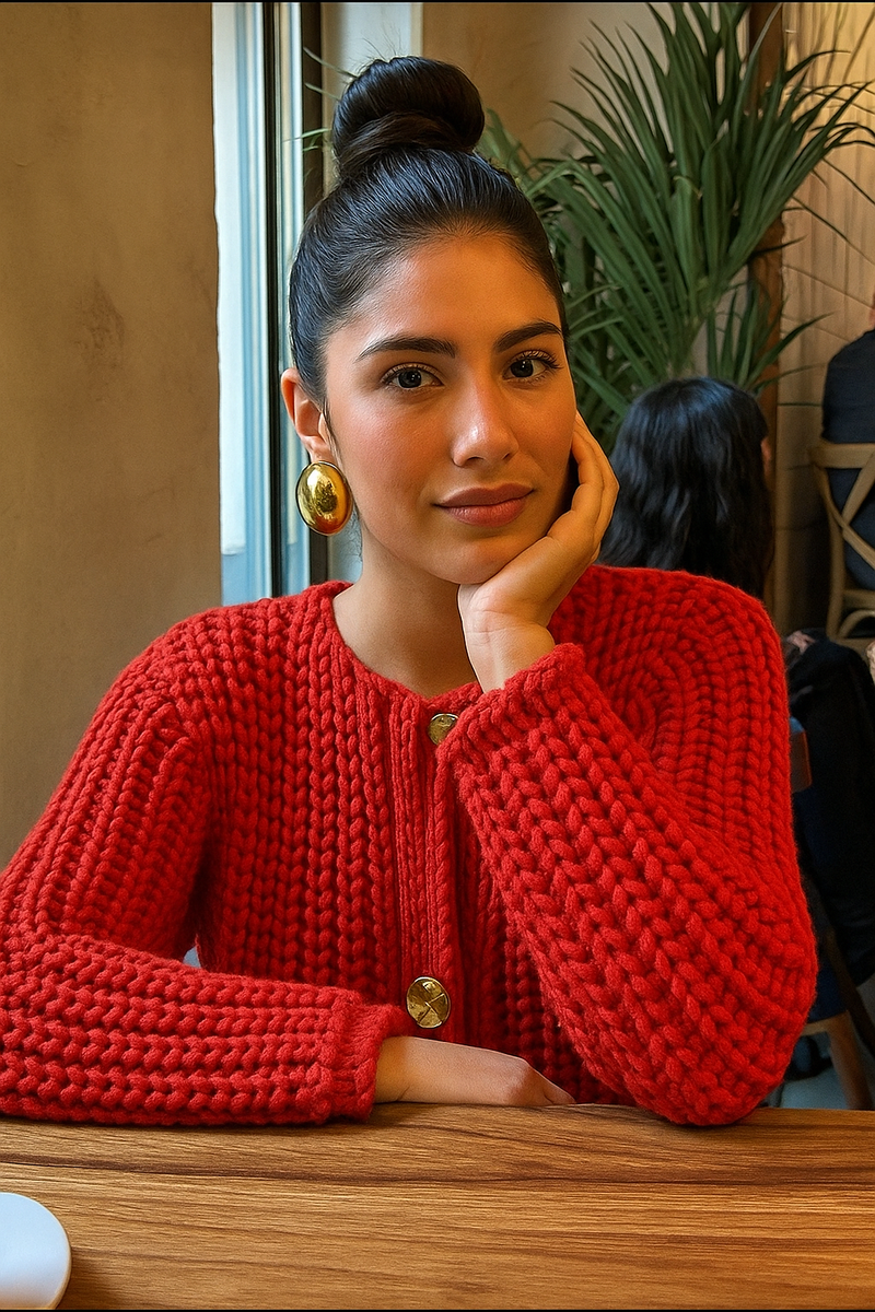 Perfect Red knit Sweater
