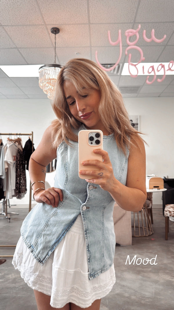Carrie Asymmetrical Vest