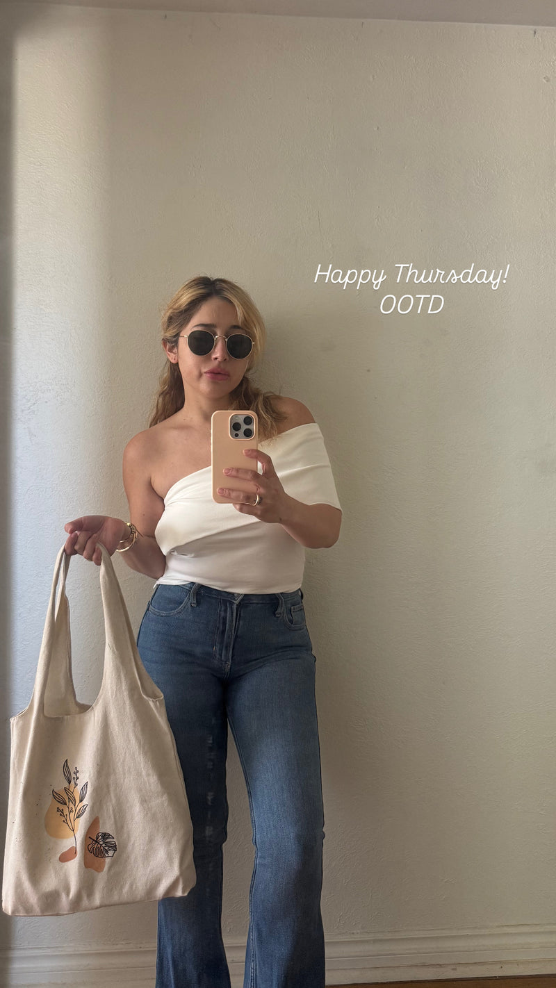 Darla one shoulder top