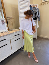 Aligned Oversized White T-Shirt