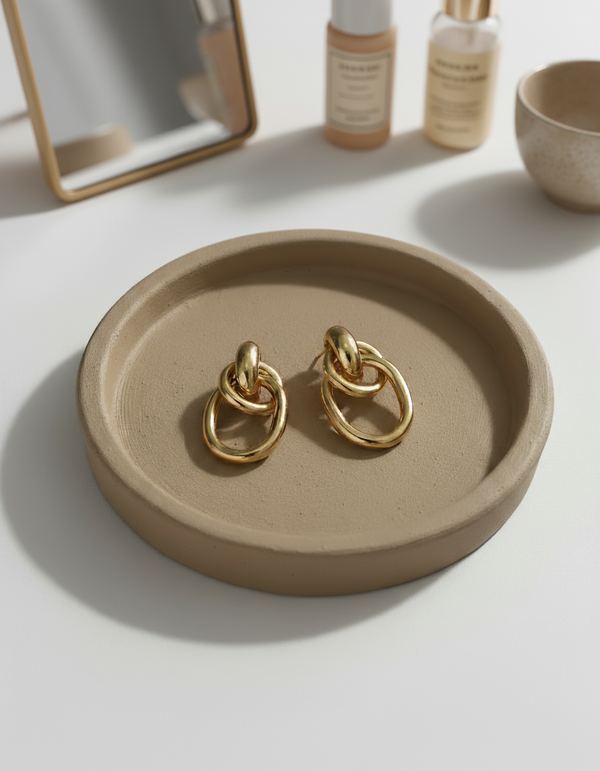 Sophia Double hoop earrings