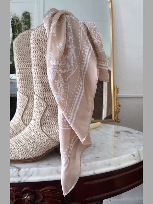 Gianna Cream Scarf