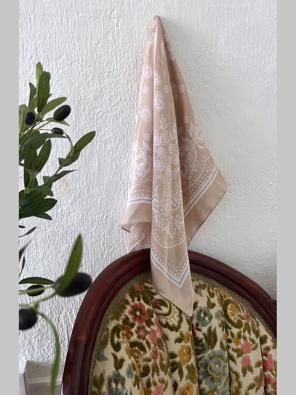 Gianna Cream Scarf