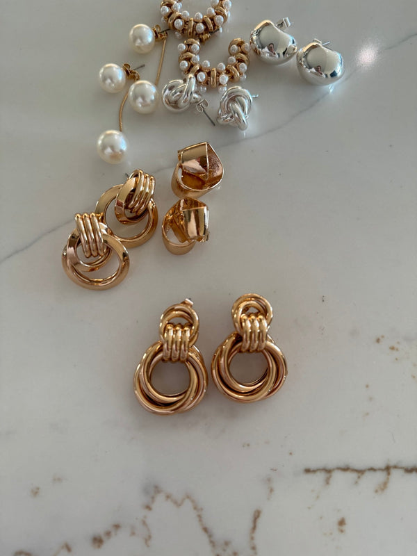 Hannah 90s statement earrings - She Styles ~Your Image~Earrings