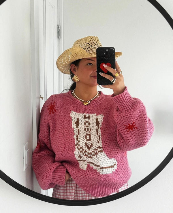 Izzy CowGirl Sweater - She Styles ~Your Image~