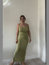 Lemon Lime backless Dress - She Styles ~Your Image~