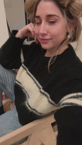 Brilliantly Blue Country Sweater