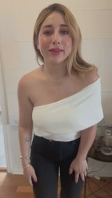 Darla one shoulder top