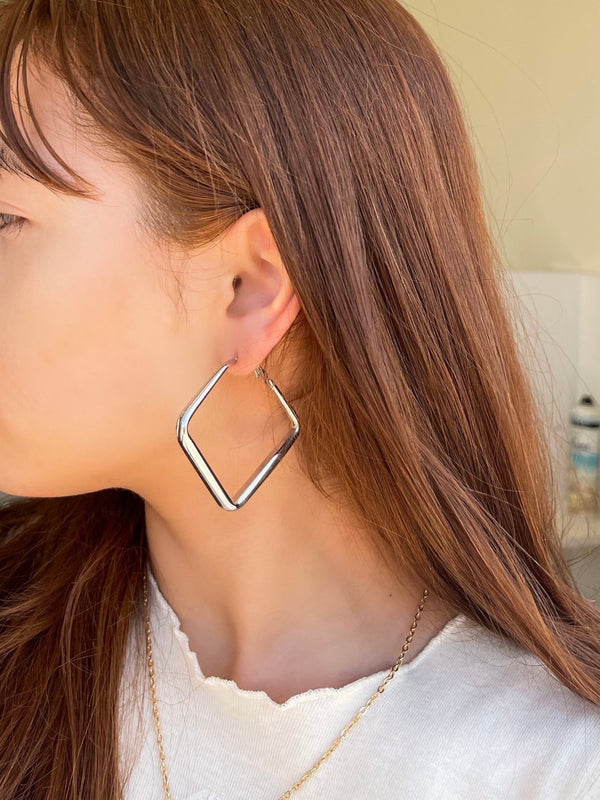 Sophia square hoop earrings - She Styles ~Your Image~Earrings