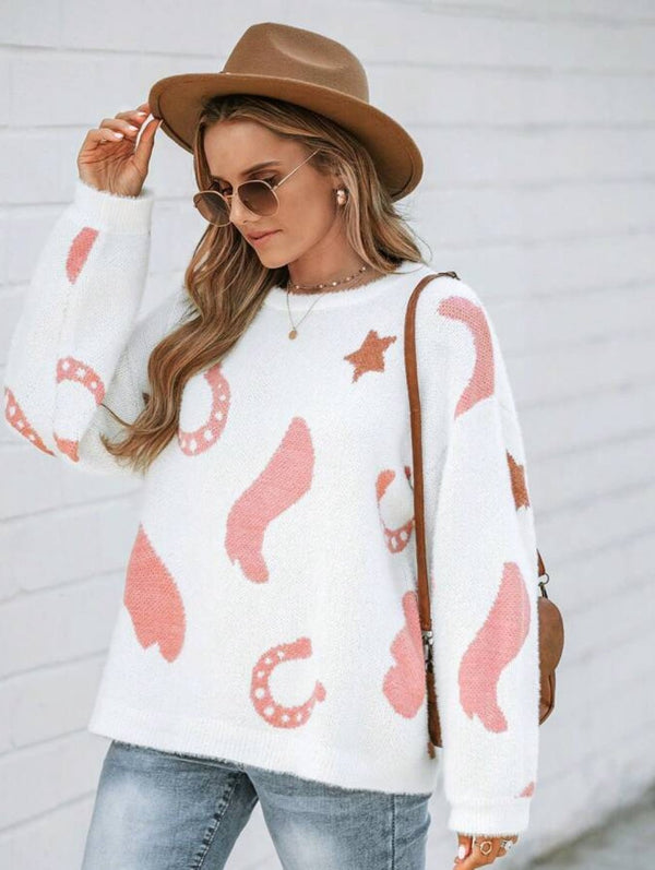 Tessa CowGirl Sweater 🦃 - She Styles ~Your Image~