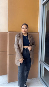 Anne H Borrowed Brown Blazer - She Styles ~Your Image~