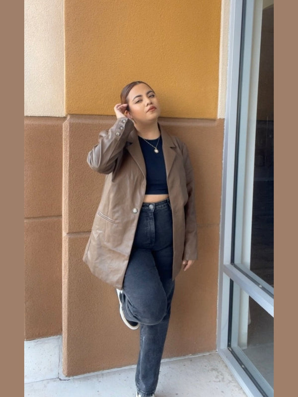 Anne H Borrowed Brown Blazer - She Styles ~Your Image~