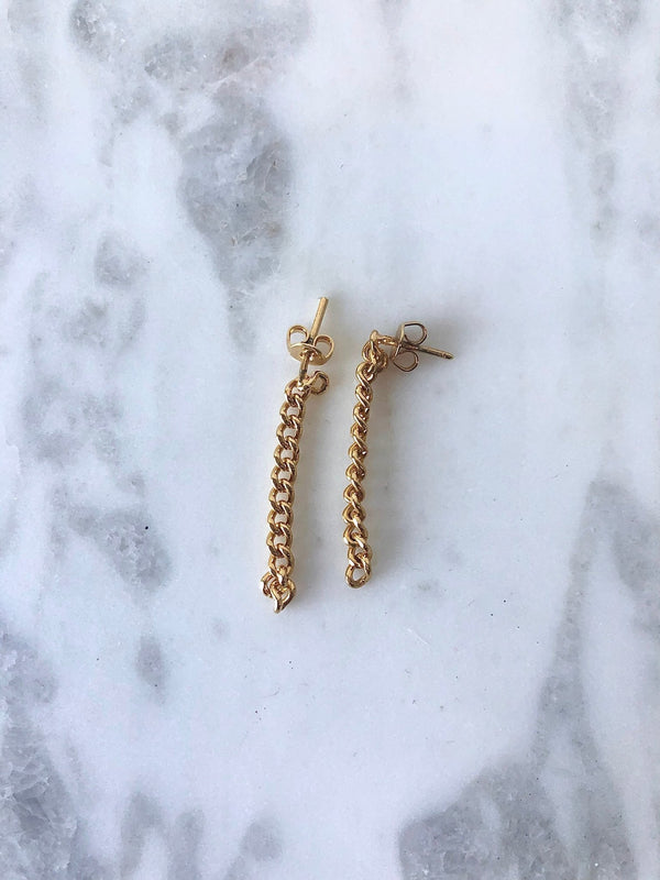 Chain drop earrings - She Styles ~Your Image~