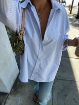 Hamptons Over Sized Unisex Shirt - She Styles ~Your Image~