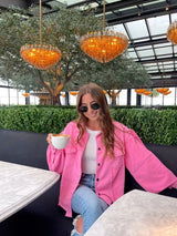 Hot pink shacket - She Styles ~Your Image~