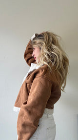 Meet Me For Coffee Puffer Fur Jacket - She Styles ~Your Image~