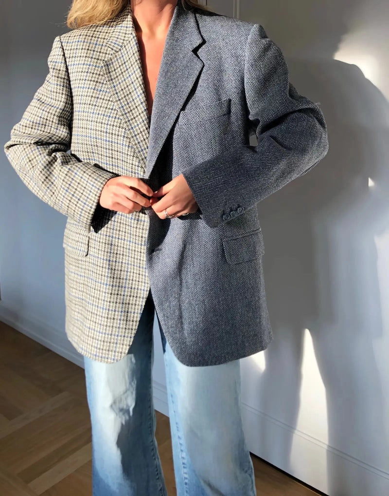 Two Tone Blazer - She Styles ~Your Image~