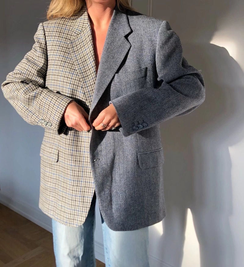 Two Tone Blazer - She Styles ~Your Image~
